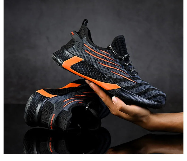 Zapatos de seguridad para hombre, calzado de trabajo antipinchazos, zapatillas de trabajo para hombre, zapatos de trabajo indestructibles, botas para hombre, calzado ligero para hombre, botas de seguridad