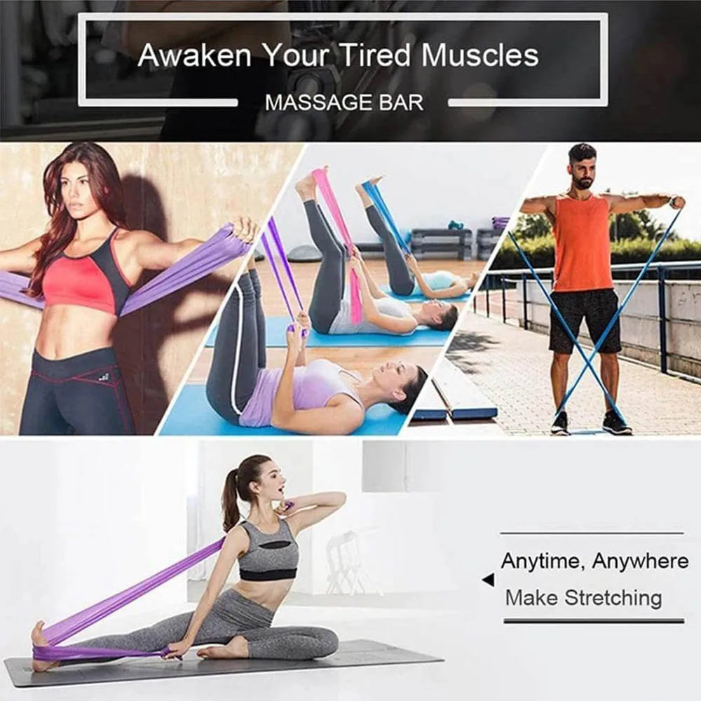 Bandas de Resistencia para Hacer Ejercicio Bandas de Ejercicio Fisioterapia Entrenamiento Físico al Aire Libre Pilates Gimnasio en Casa Banda Elástica de Estiramiento
