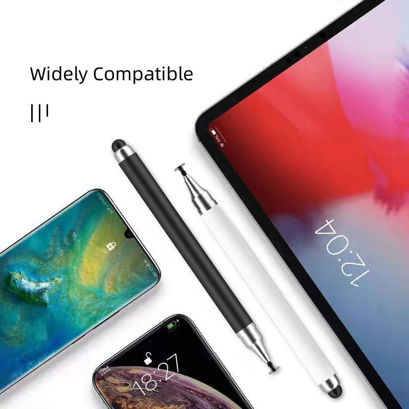 Lápiz óptico dos en uno con lápiz táctil para accesorios de celular, lápiz táctil electrostático para iPad, lápiz óptico para pantalla táctil de teléfono