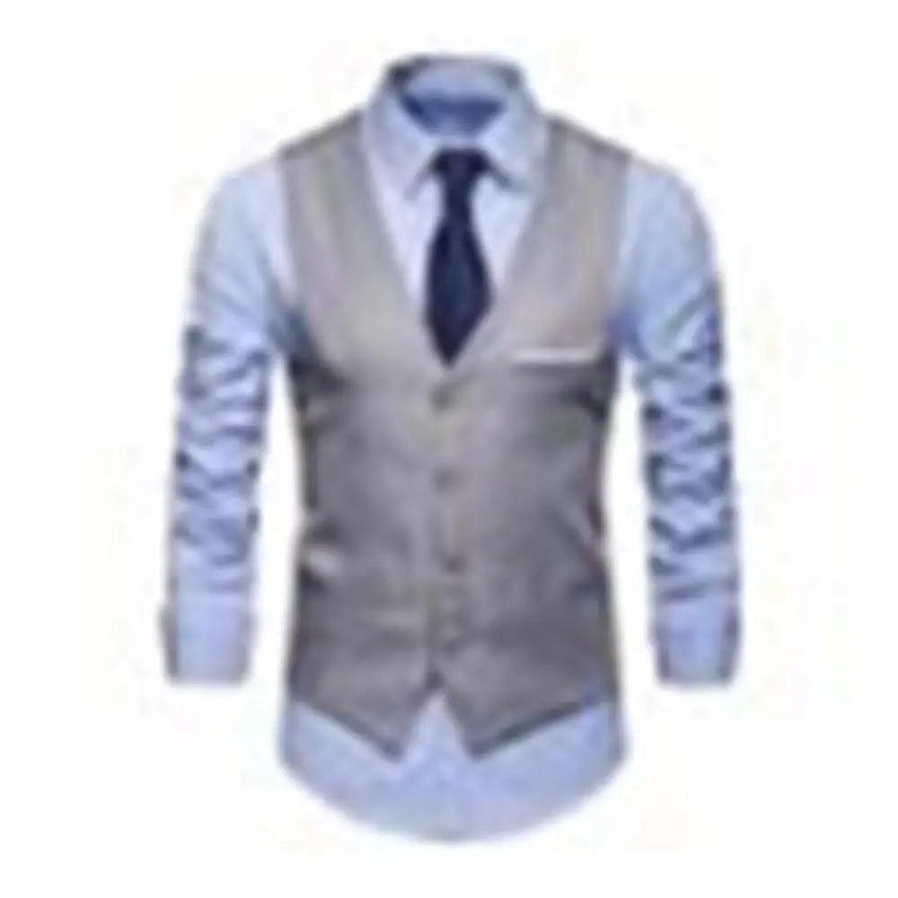Dress Vests For Men Slim Fits Mens Suit Vest Male Waistcoat Gilet Homme Casual Sleeveless Formal Business Vest chaleco hombre