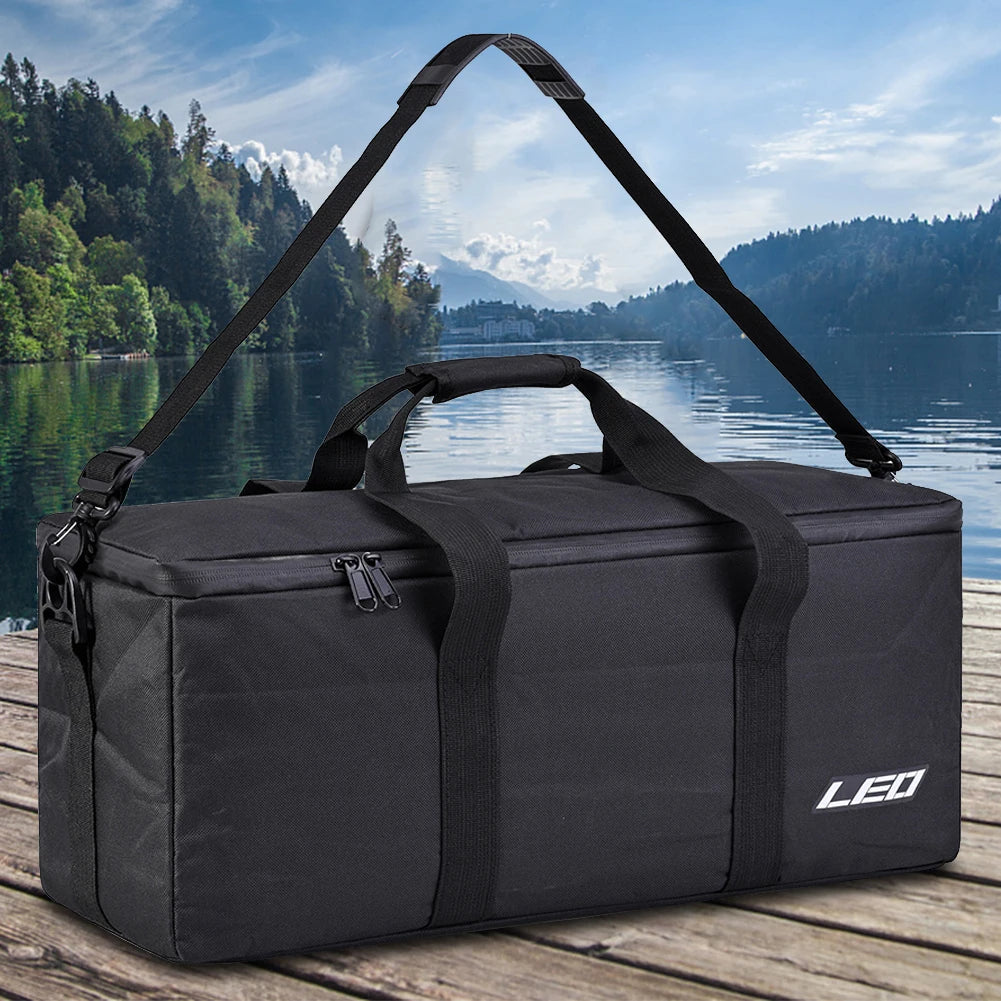 Fishing Tools Carrier Bag Multifunctional Fishing Gears Organizer Waterproof Fishing Accessories Shoulder Bag
