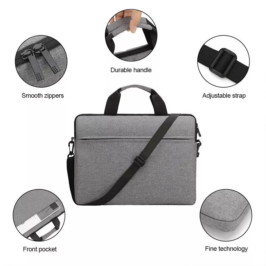 Laptop Bags Carrying Case for 15-16 inch Laptop and Tablet Shoulder Strap Durable Water-Repellent Fabric Business Casual School