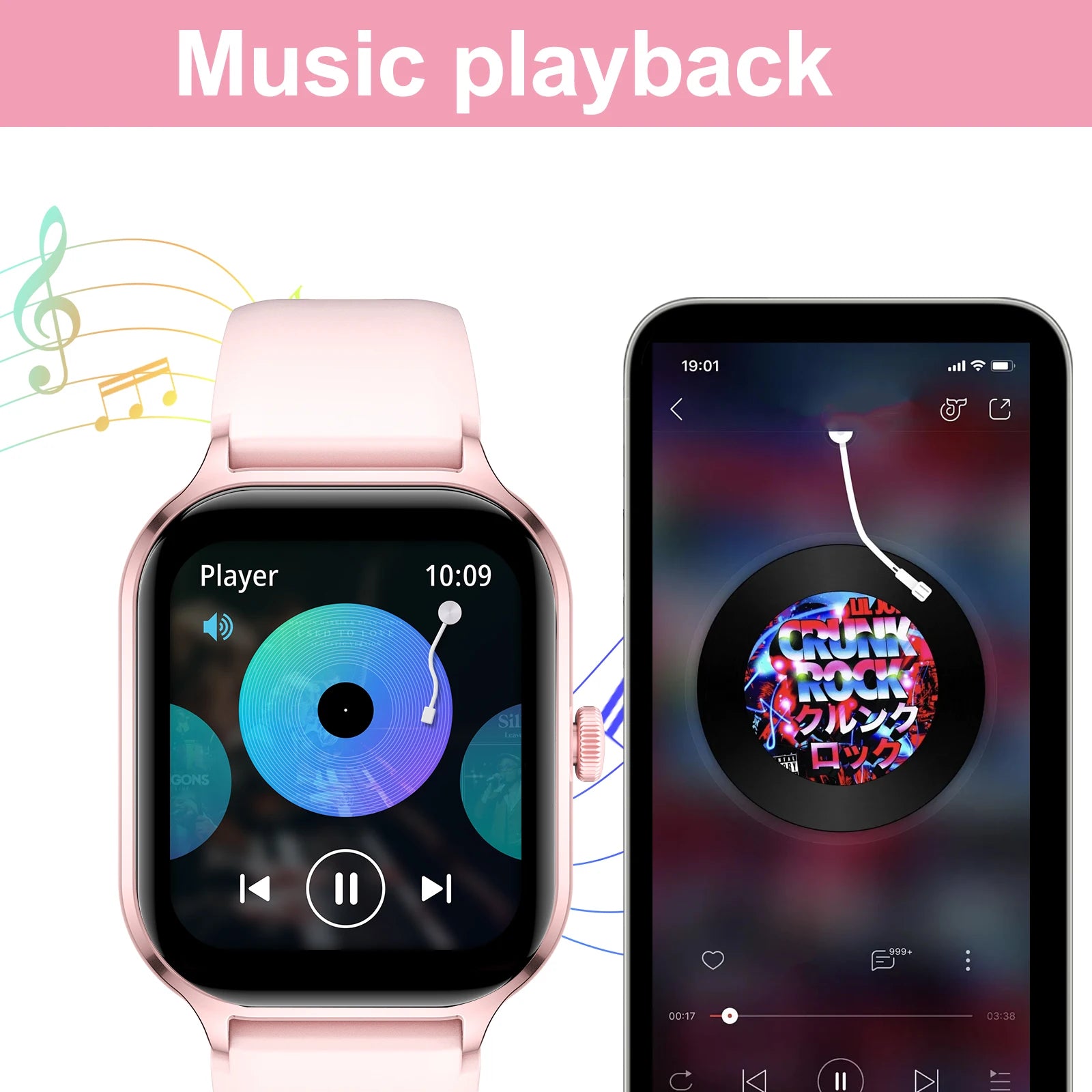 Reloj inteligente para mujer, pantalla táctil completa, llamadas Bluetooth, rastreador deportivo de actividad física, reloj inteligente para mujer