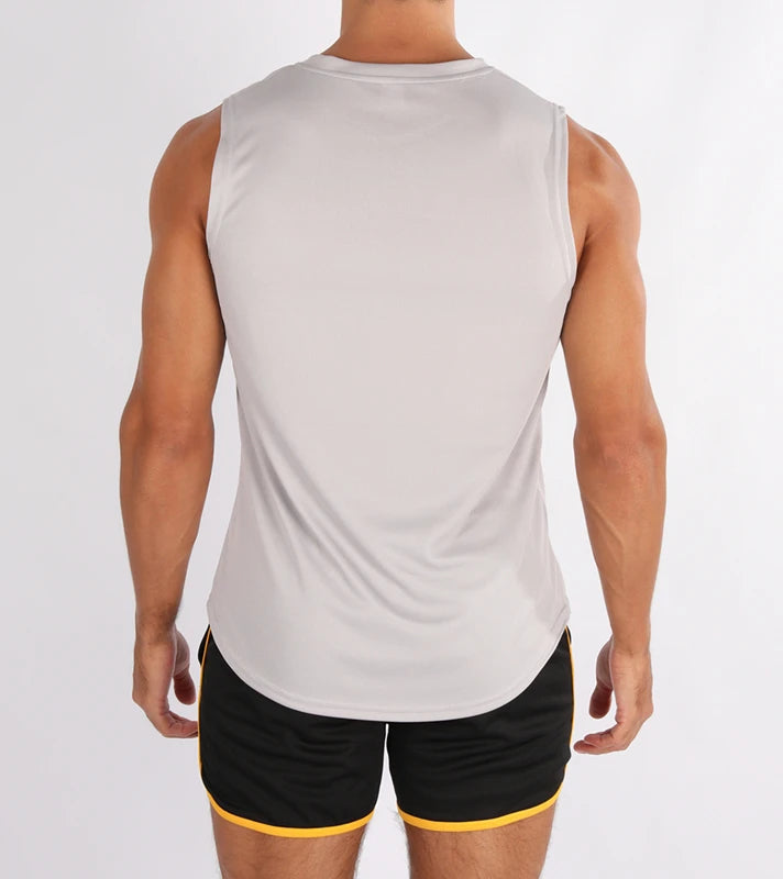 Chalecos de verano para hombre, ropa de entrenamiento físico, ropa deportiva, camisetas sin mangas sueltas, chalecos de baloncesto de moda para hombre