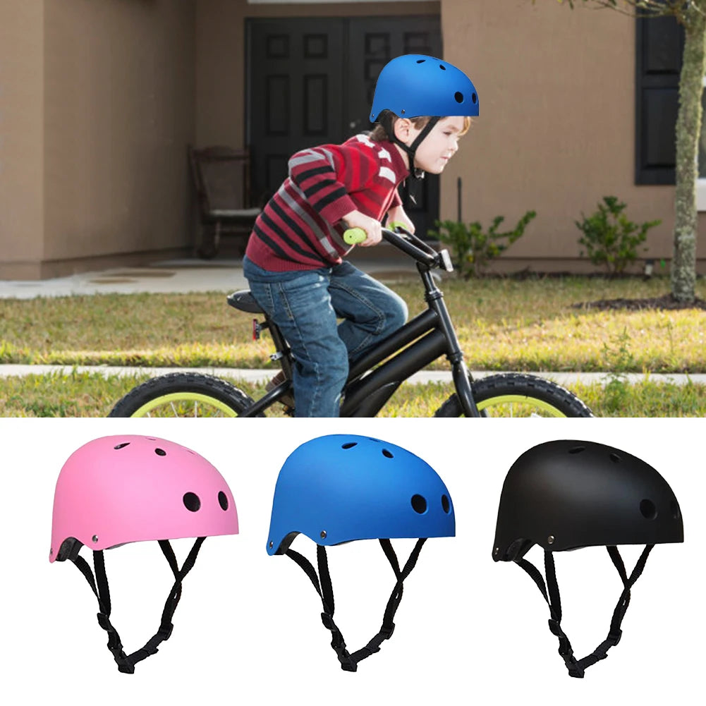 Casco para monopatín, patinete o bicicleta para niños, set de equipo de protección deportiva con rodilleras, coderas y muñequeras para niños y niñas, casco de esquí
