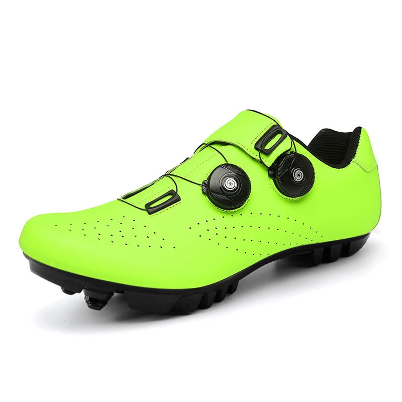 Zapatillas de Ciclismo MTB de Hombre, Botas de Ciclismo de Carretera Deportivas, Zapatillas de Velocidad Planas para Competición, Zapatillas de Montaña para Senderismo, Calzado de Bicicleta, Zapatillas de Ciclismo con Pedal SPD