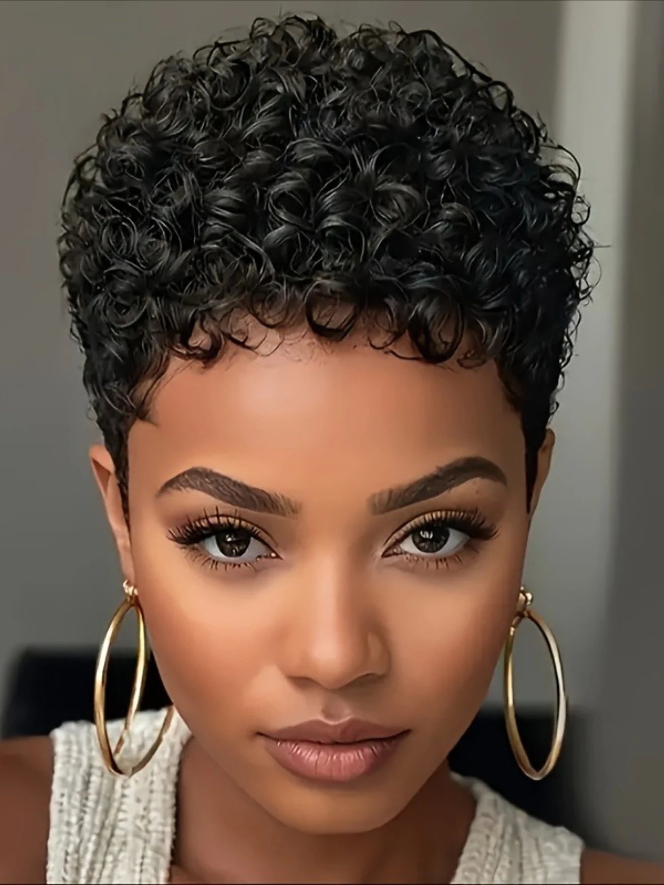 Short Afro Pixie Wig