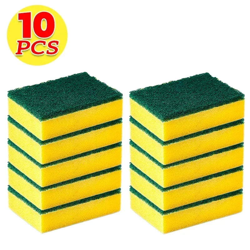 30/5 esponjas mágicas de limpieza, doble cara, reutilizables, trapos de cocina, estropajos para sartenes, ollas, lavavajillas, cepillo, herramientas de limpieza
