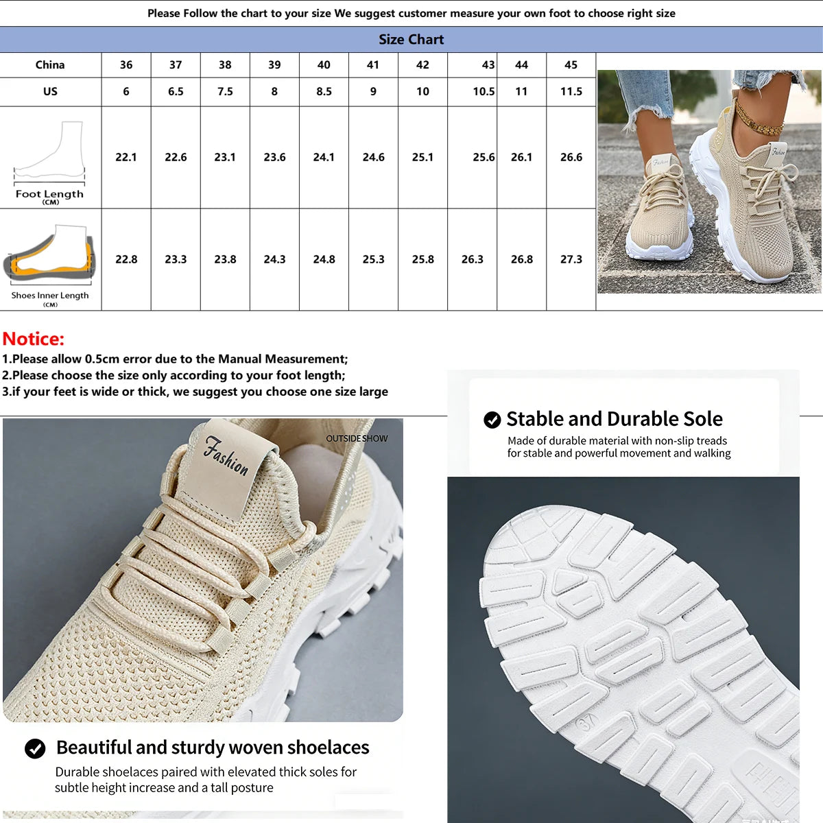 Breathable Dad Sneakers