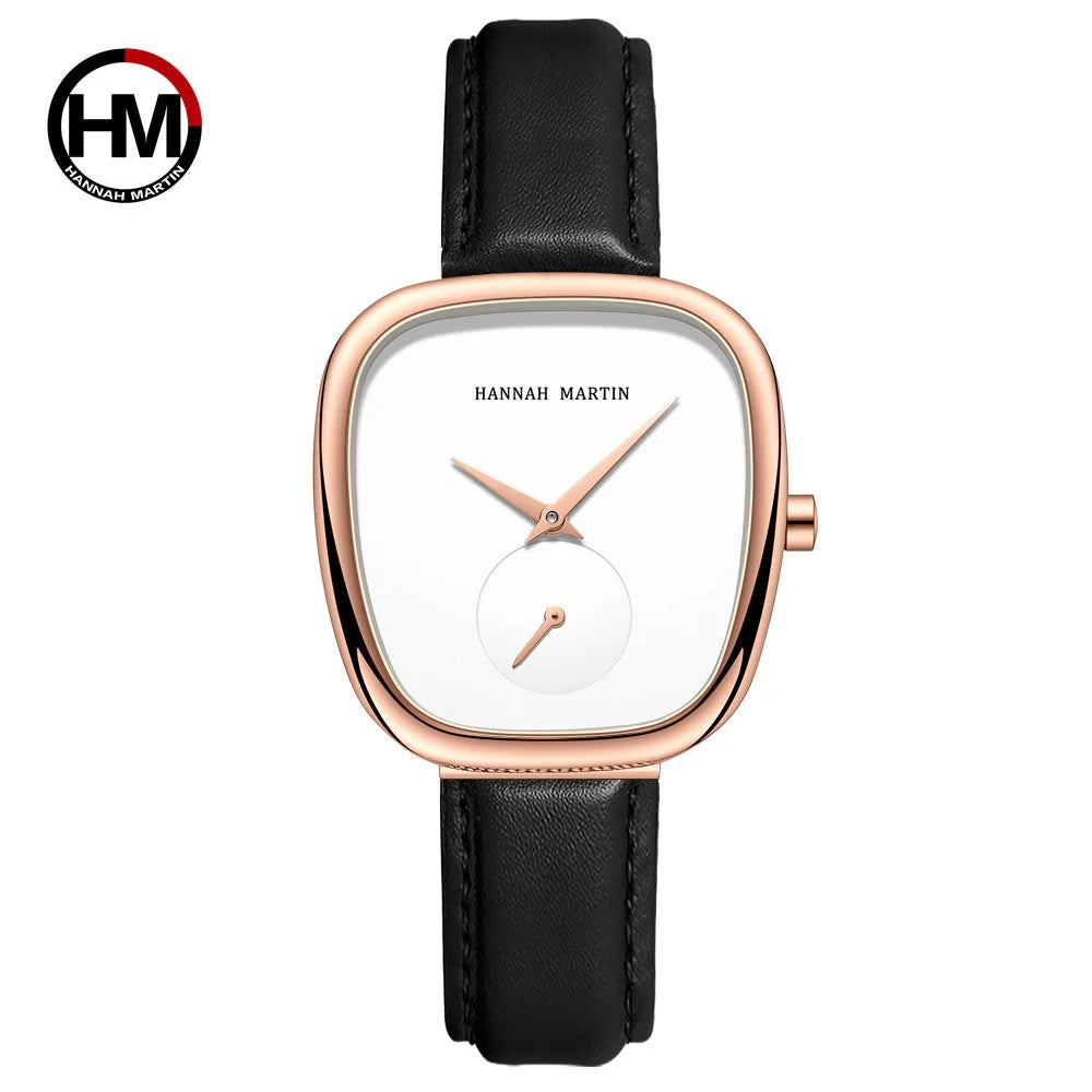 Reloj de pulsera para mujer de cuarzo, de marca superior, de moda de lujo, con movimiento japonés, diseño original, impermeable, con caja de regalo
