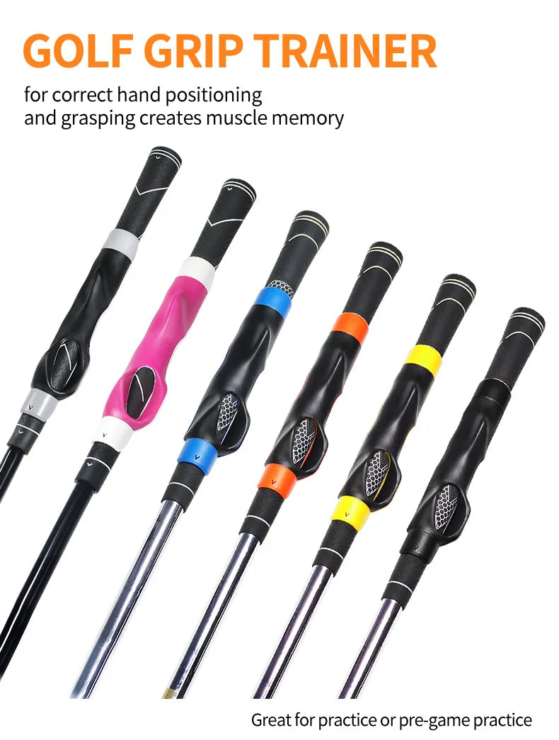Golf Training Equipment Golf Training Device Hand Grips Corrector Universal Grip Set for Beginners Trainer Indoor Outdoor Sports