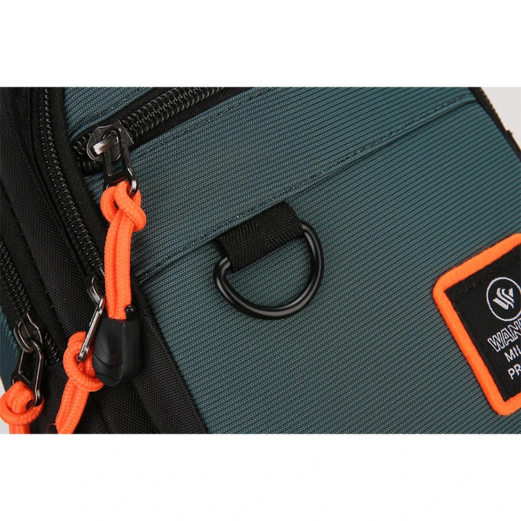 Bolso de hombro para hombre, de ocio al aire libre, para senderismo y bicicleta, bandolera deportiva impermeable, mochila de viaje, bolso de pecho para hombre, bolso de hombro