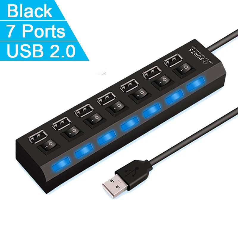 USB-hub-lampe