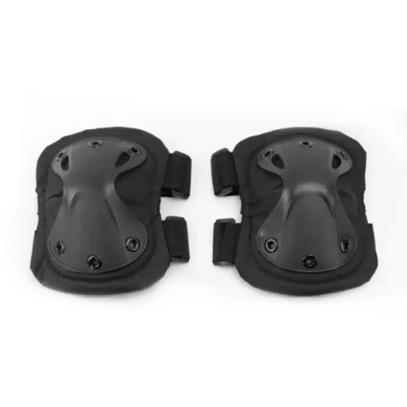 Set de 4 Protectores Tácticos Exteriores Rodilleras Coderas para Ciclismo al Aire Libre Montañismo y Senderismo Protección Deportiva
