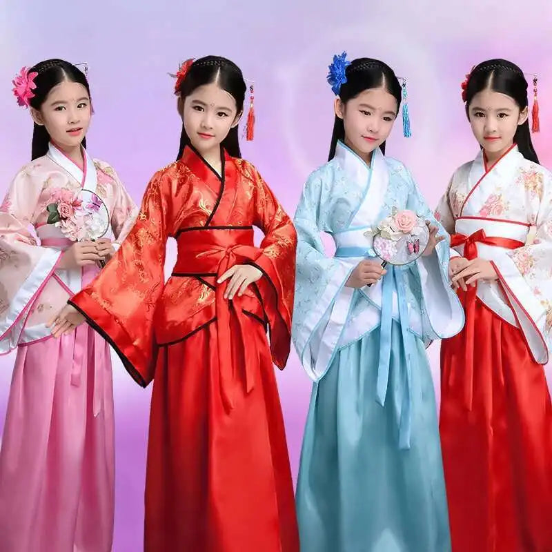 Girls’ Hanfu Yukata Costume
