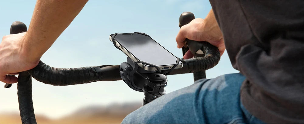 Soporte para teléfono Joyroom para bicicleta, soporte para teléfono de motocicleta, compatible con teléfonos grandes de 7.2'', soporte para teléfono ultraestable para bicicleta