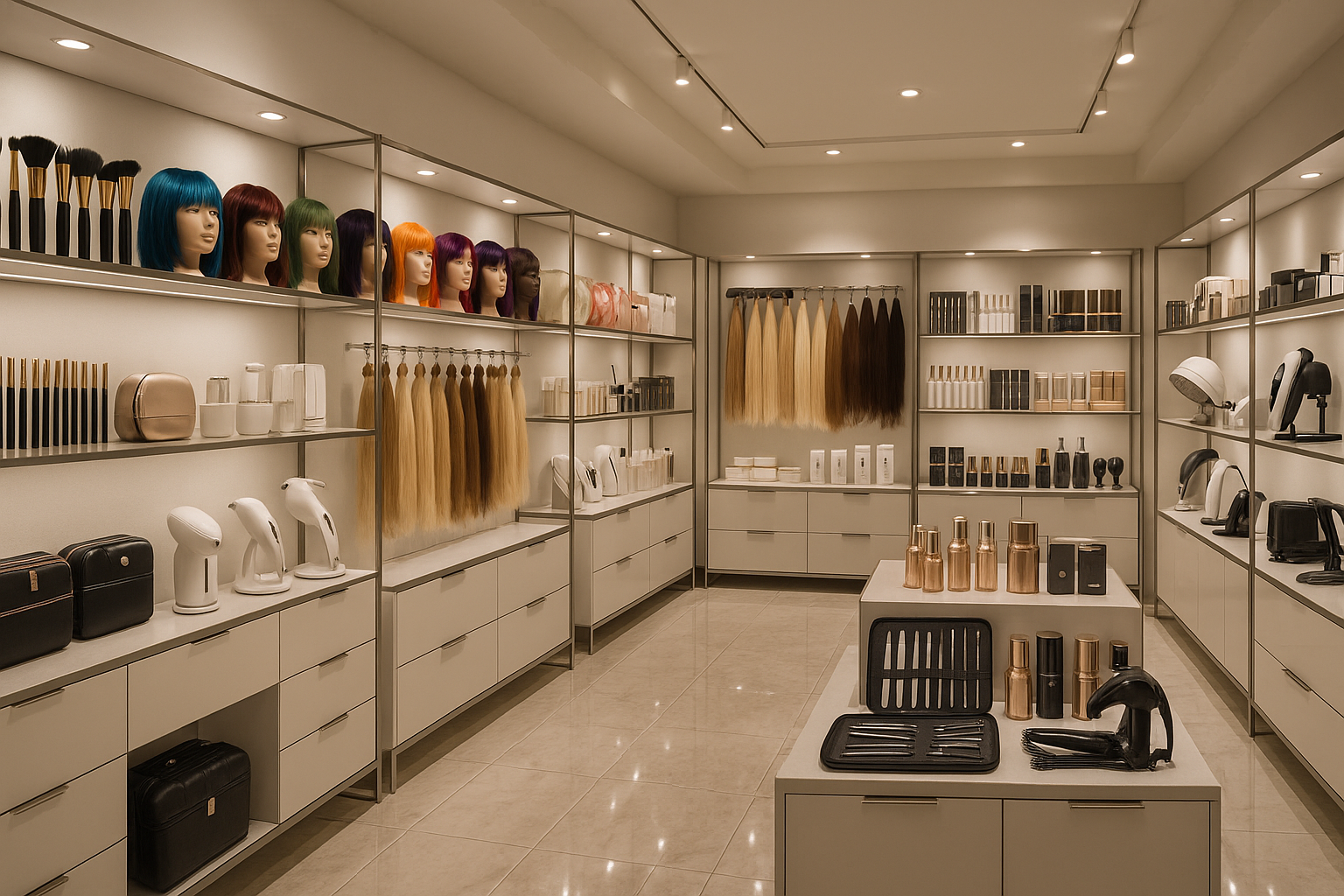 modern beauty supply store