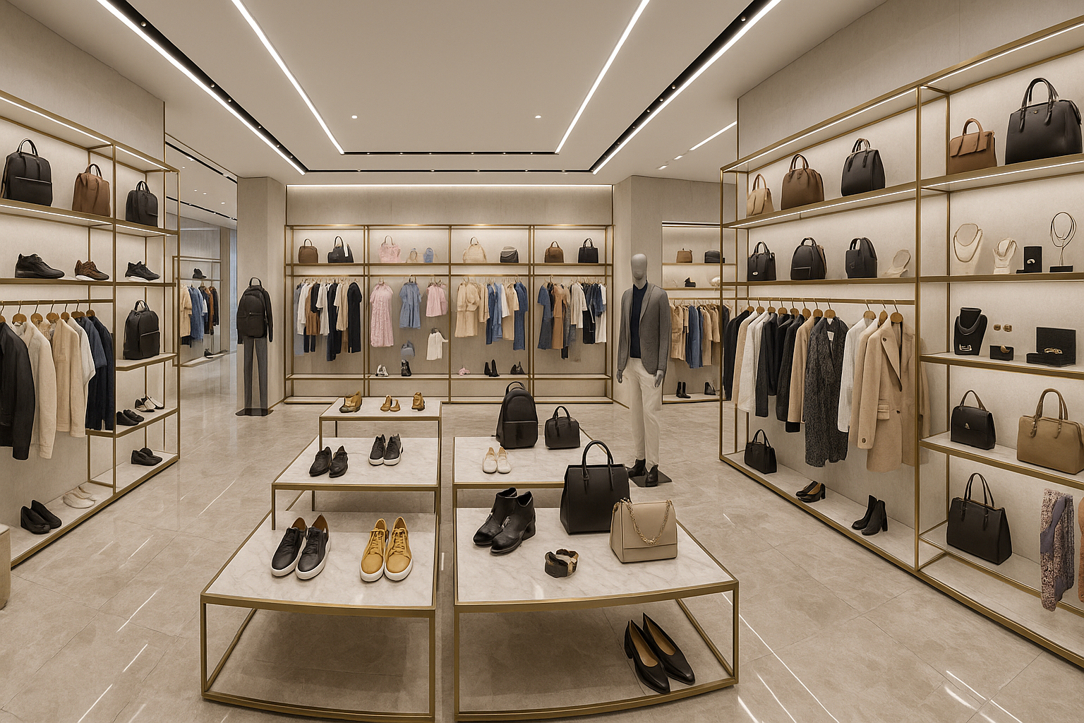 panoramic photo of a modern fashion