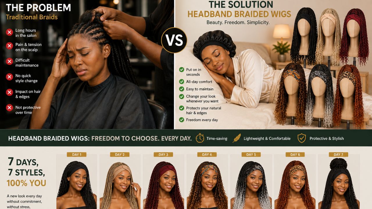 Braided Wigs vs Traditional Braids: Why More Women Are Making the Switch