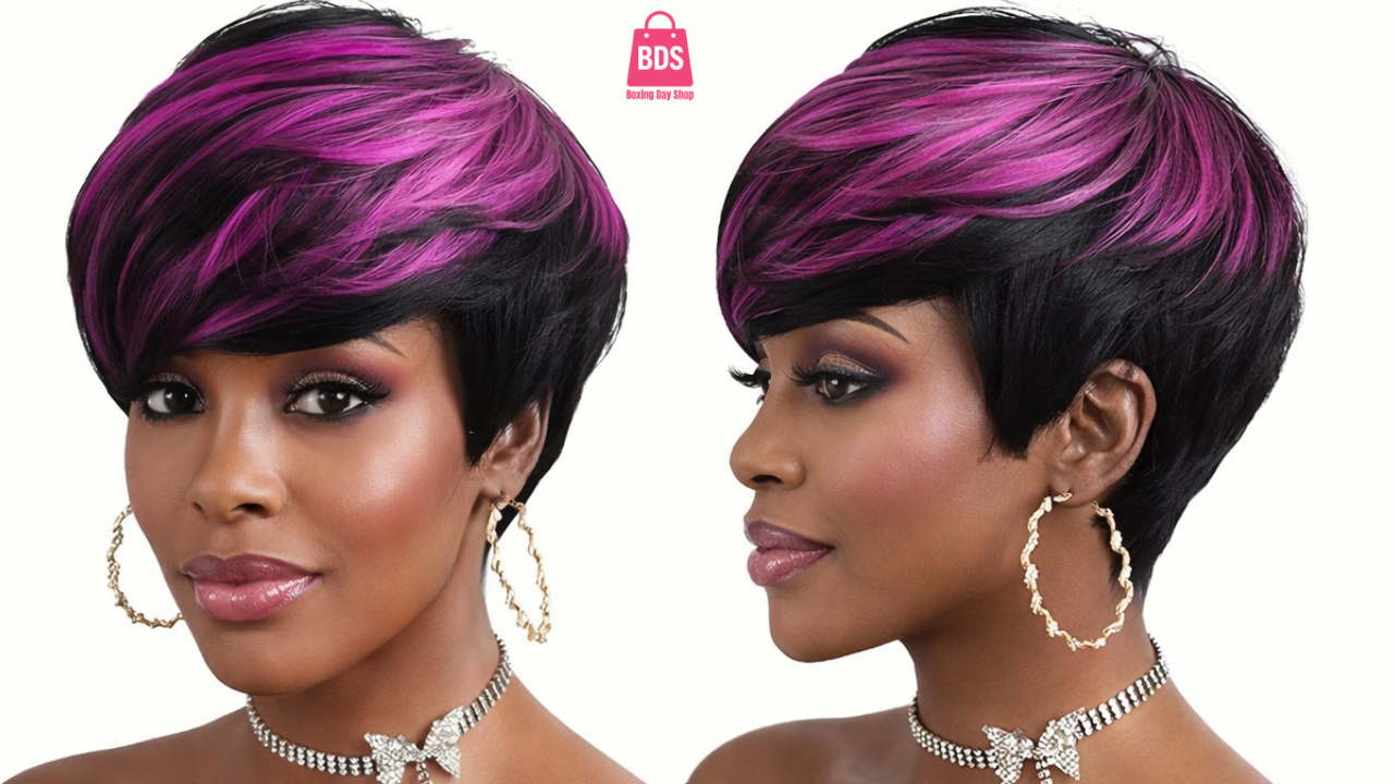 Stylish Human Hair Pixie Wigs for a Secure Fit