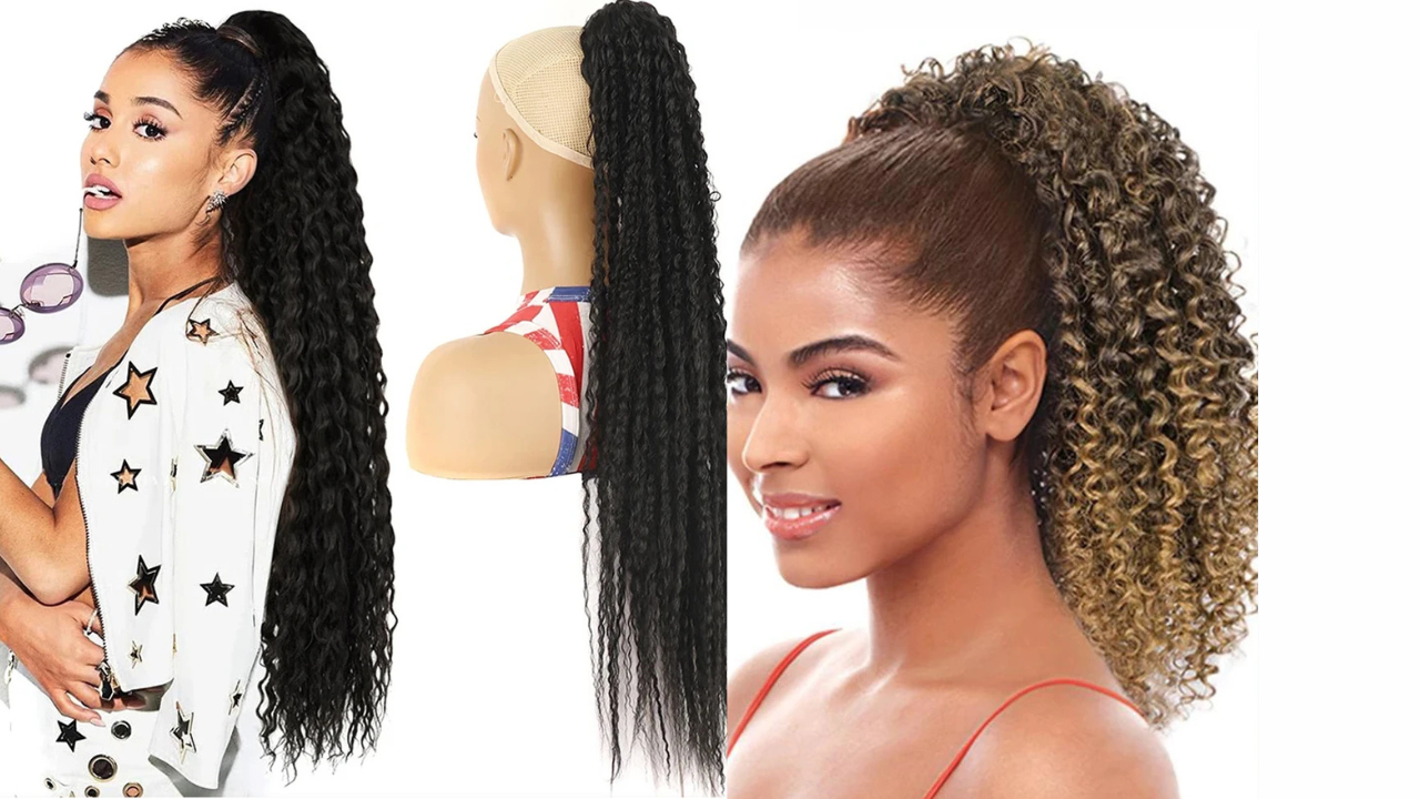 Fixing Loose Wigs with Stylish Drawstring Ponytails