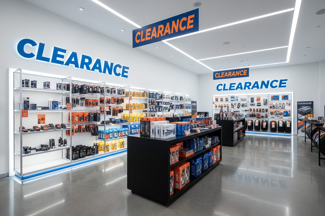 AUTO ESSENTIALS CLEARANCE: Save 65% + Free Shipping