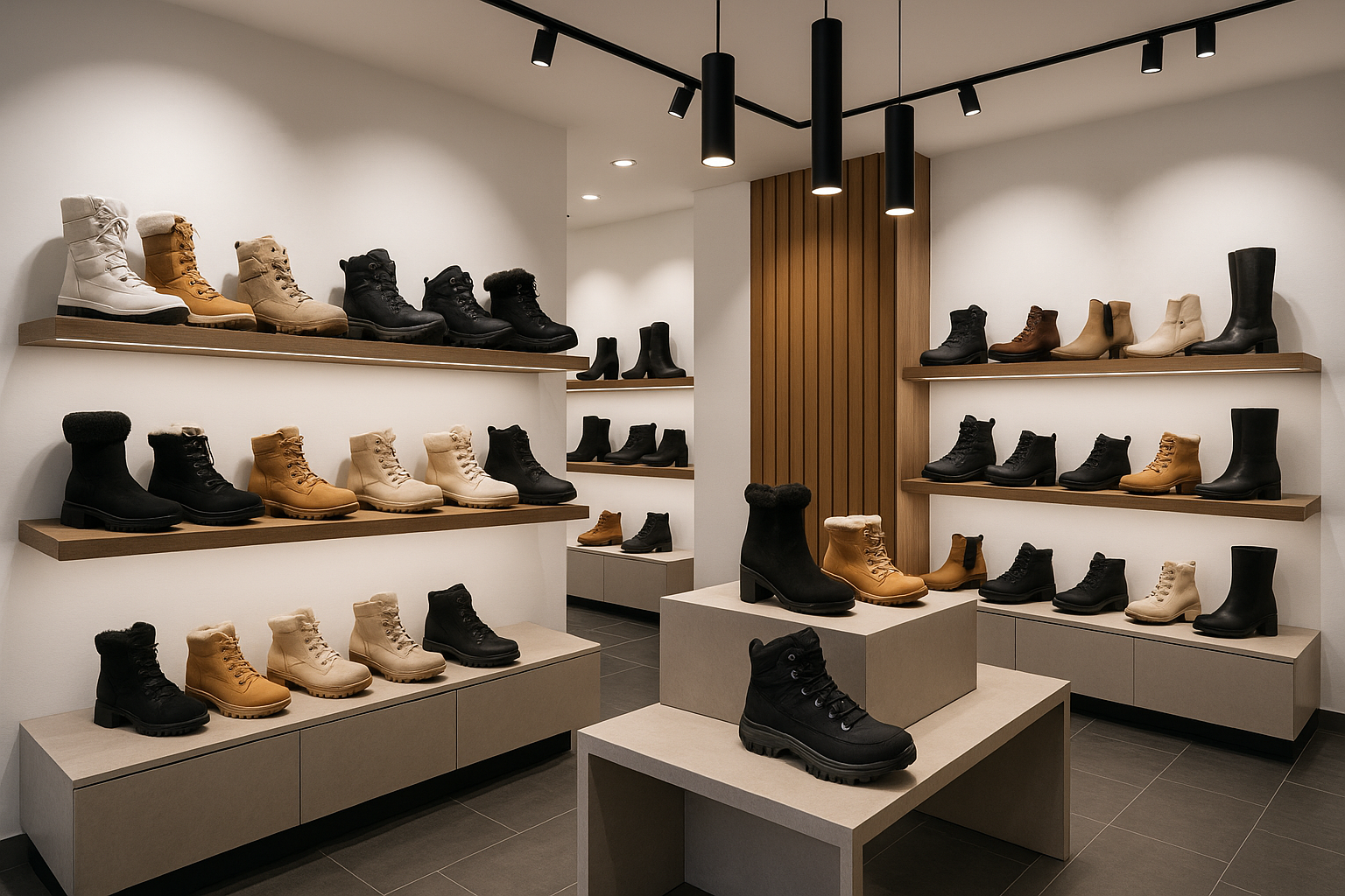 Special offer on winter shoes