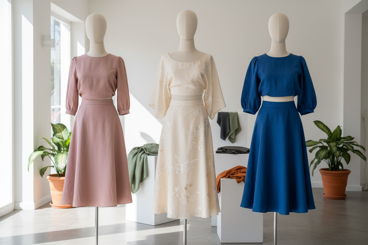 Women's Skirt and top sets