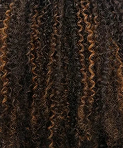 Sensationnel Instant Weave Half Wig Gorro con Cordón IWD 20 - Rizos Largos y Sueltos, Aspecto Natural, Rápida y Versátil, Pelo Sintético