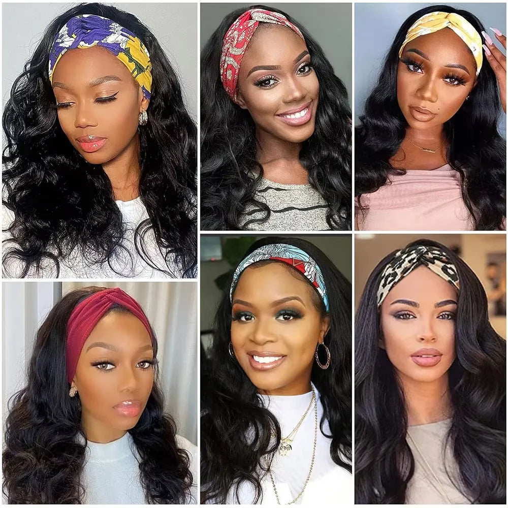 Body Wave Headband Wig