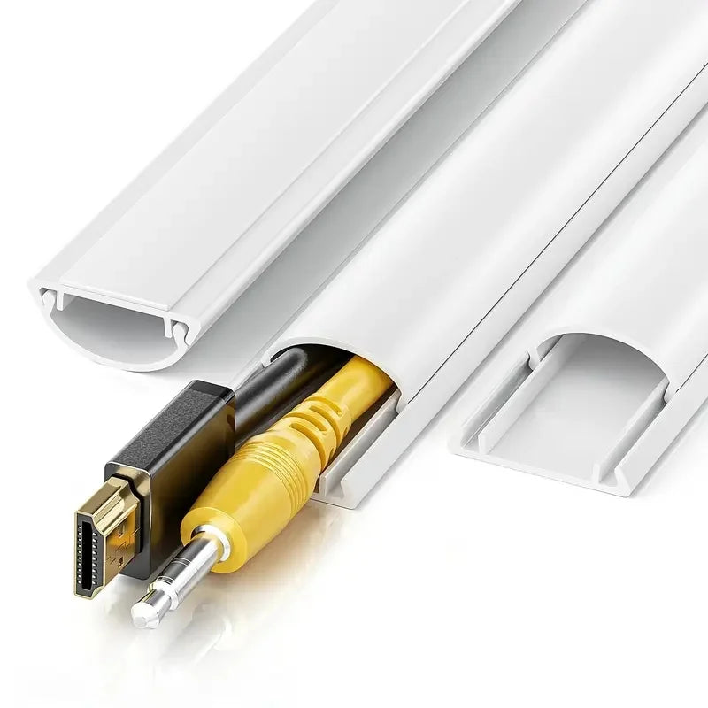 1PC 78.74in Cord Management Cable Raceway Wire Channel Desk Cable Organizer Background Cord Cover Raceway  Accessories for Home