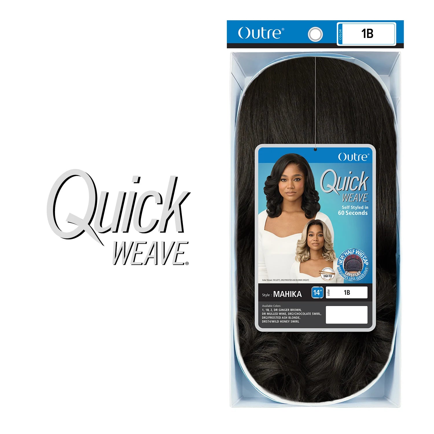 Outre Media Peluca Sintética Quick Weave Mahika