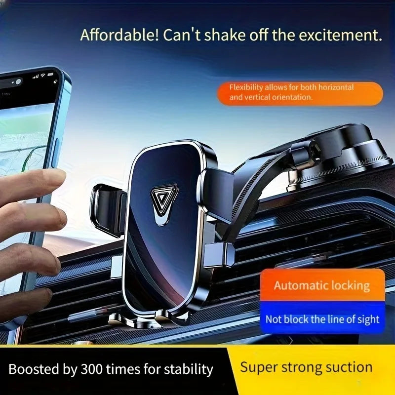 Car Phone Holder – Nano Flexible Silicone, 360° Rotation, Doesn't Block Screen, Compatible with Xiaomi Series (including Mi 14)