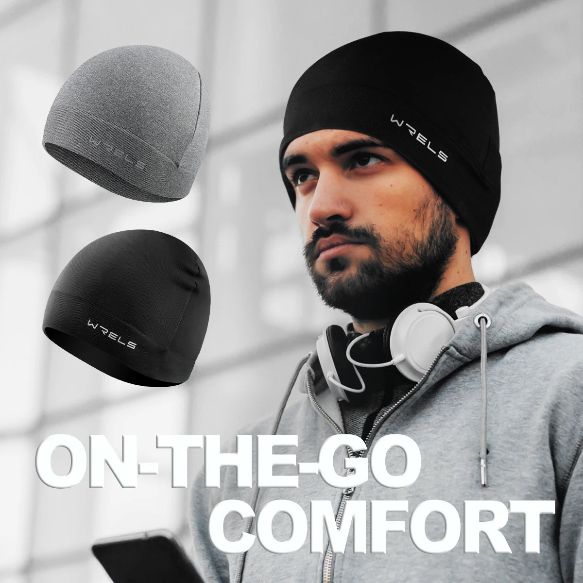 1 chapeau de sport chaud d'hiver pour hommes et femmes, coupe-vent, doux et confortable, idéal pour la course à pied, le fitness et la randonnée