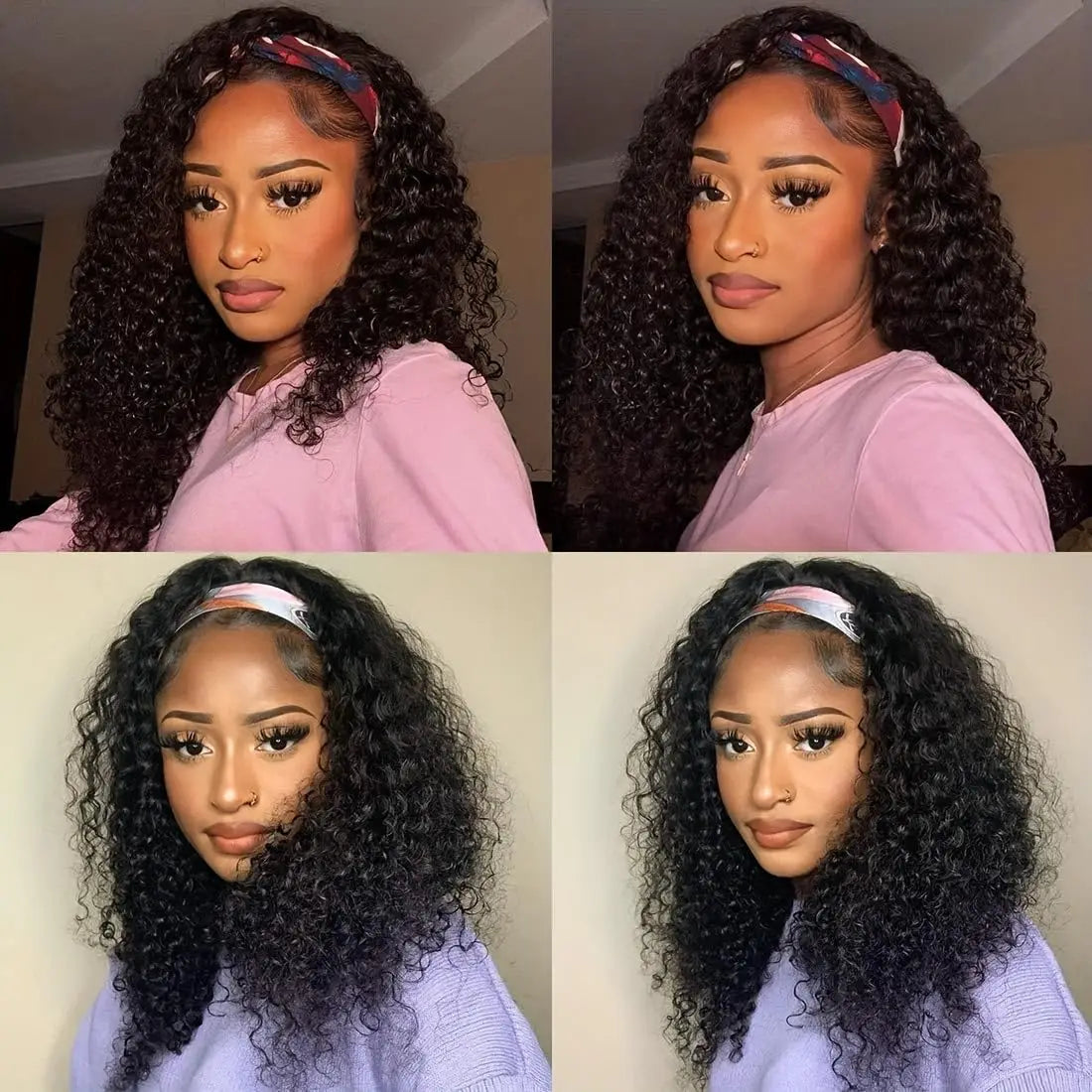 Deep Wave Headband Wig