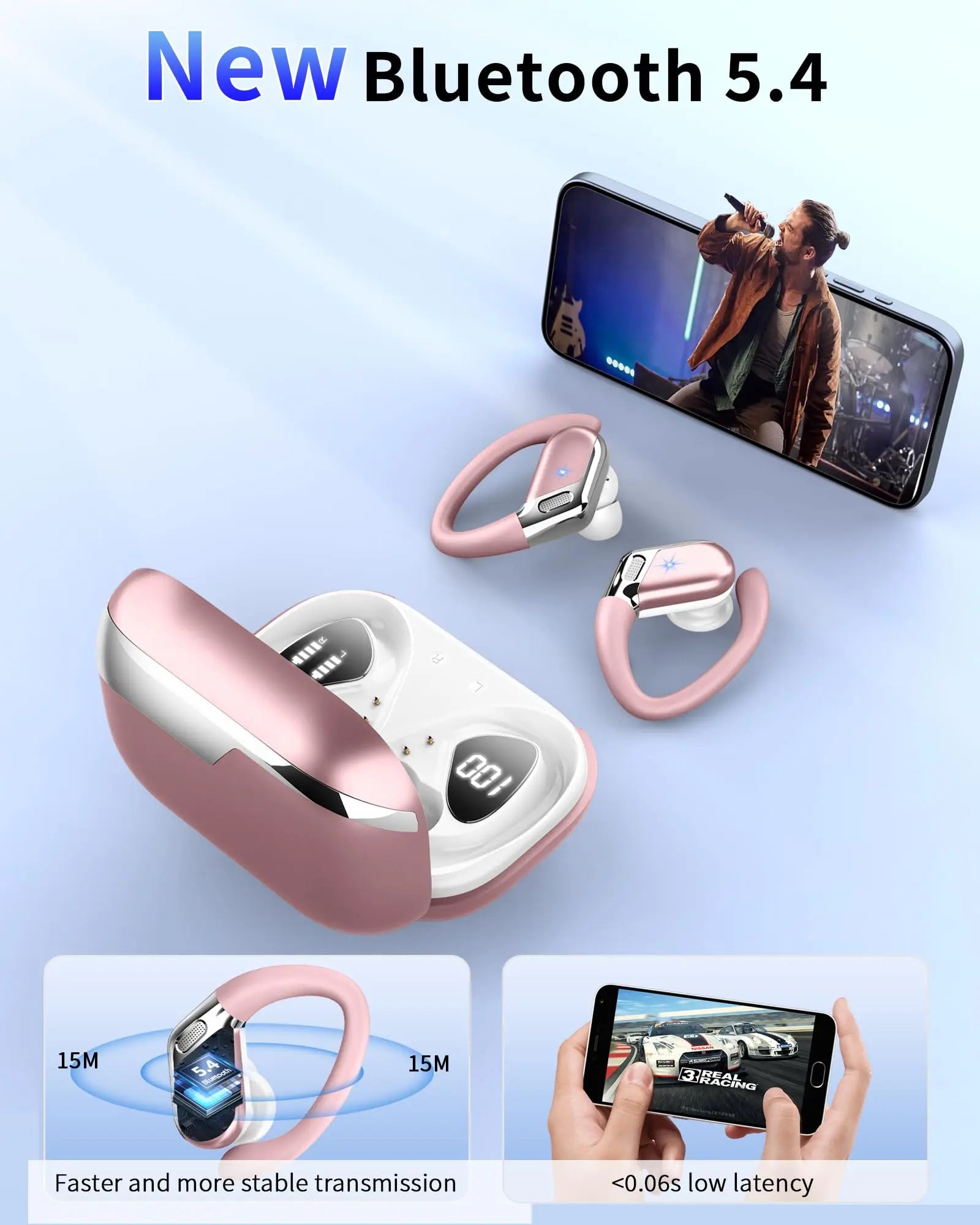 50H Bluetooth Sport Earbuds