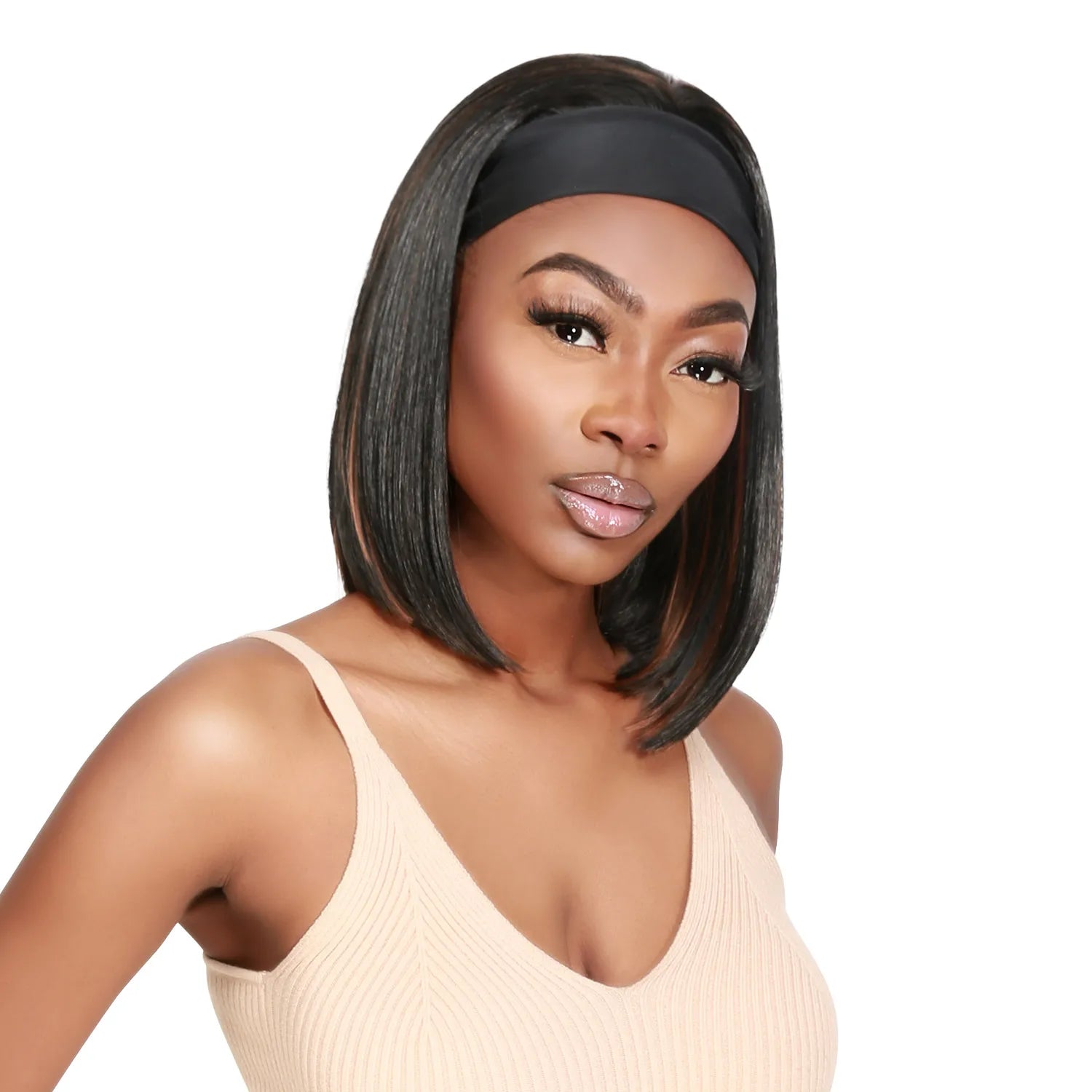 Studio Cut by Pros Glueless None Lace Headband Synthetic Wig HBW001