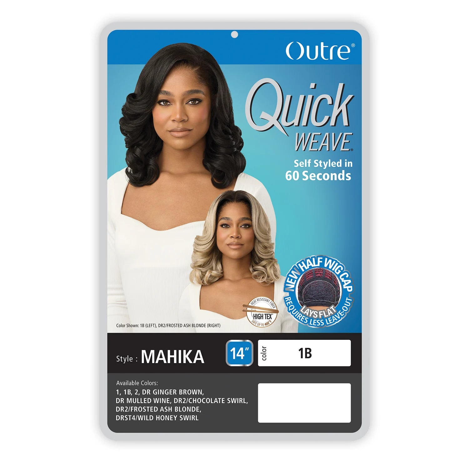 Outre Media Peluca Sintética Quick Weave Mahika