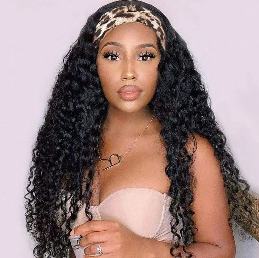 Deep Wave Headband Wig