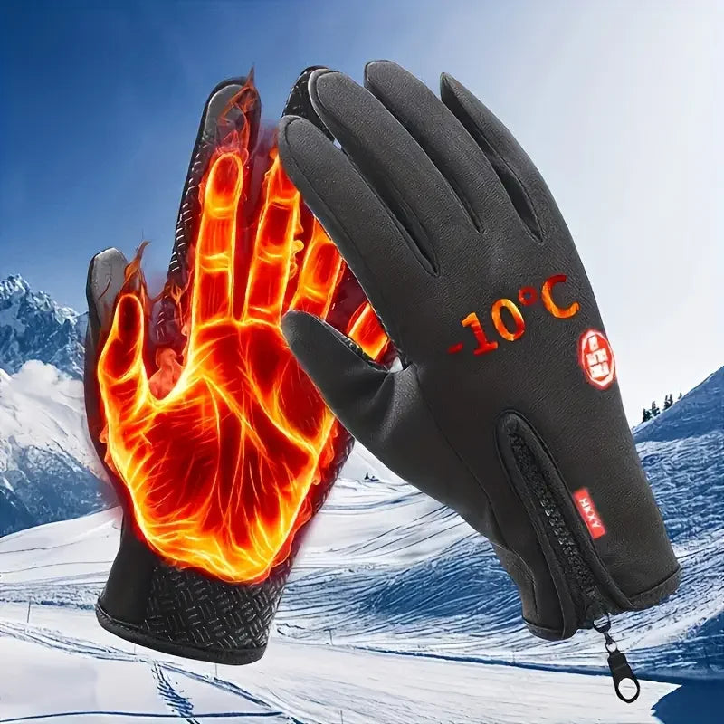 Guantes de invierno, guantes ligeros para pantalla táctil, guantes térmicos, guantes antideslizantes para ciclismo, guantes para conducir, guantes para correr, impermeables