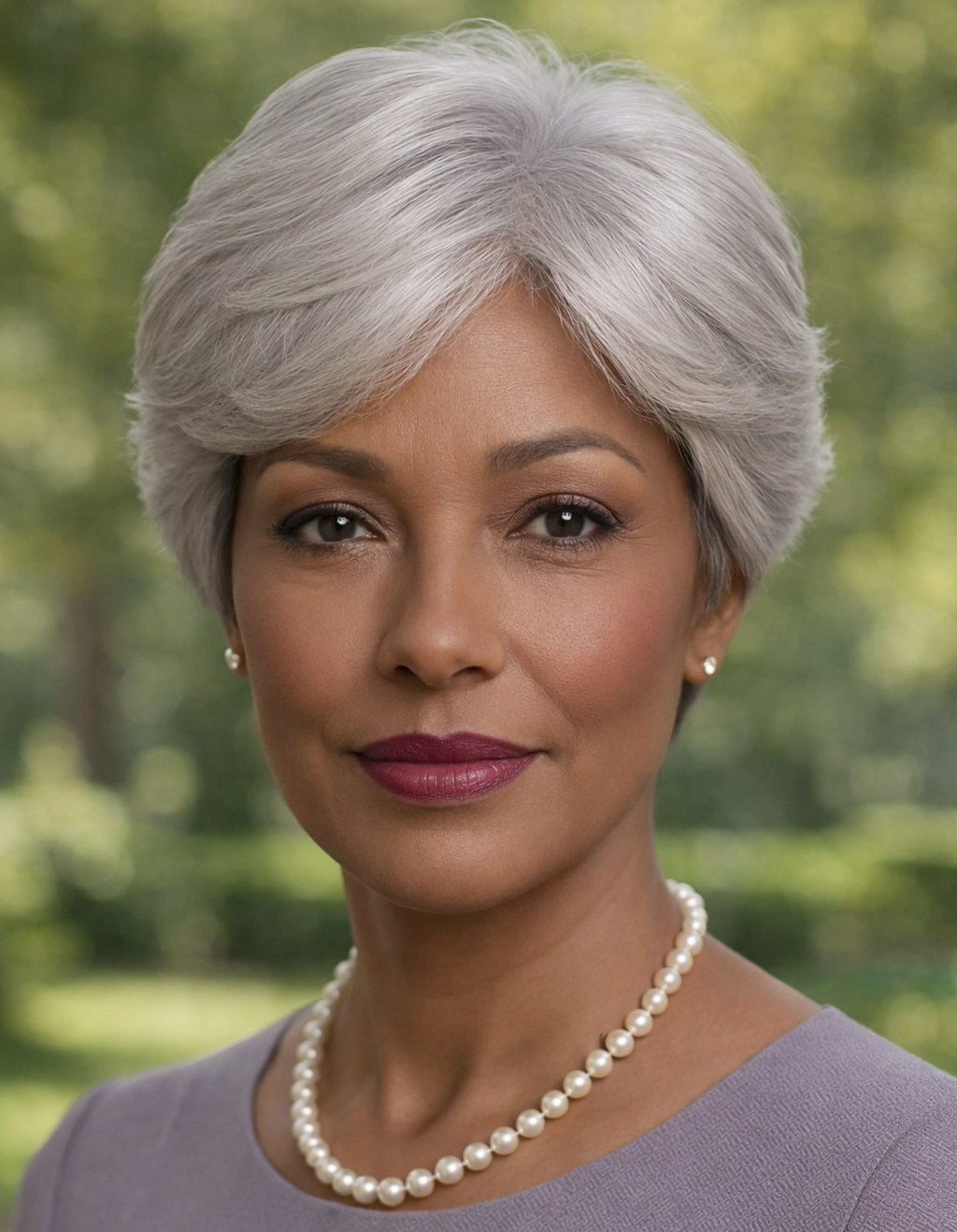 Grey Pixie Wig