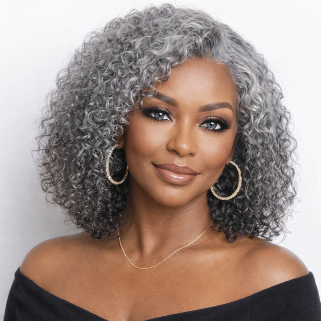 Salt & Pepper Blend Wig