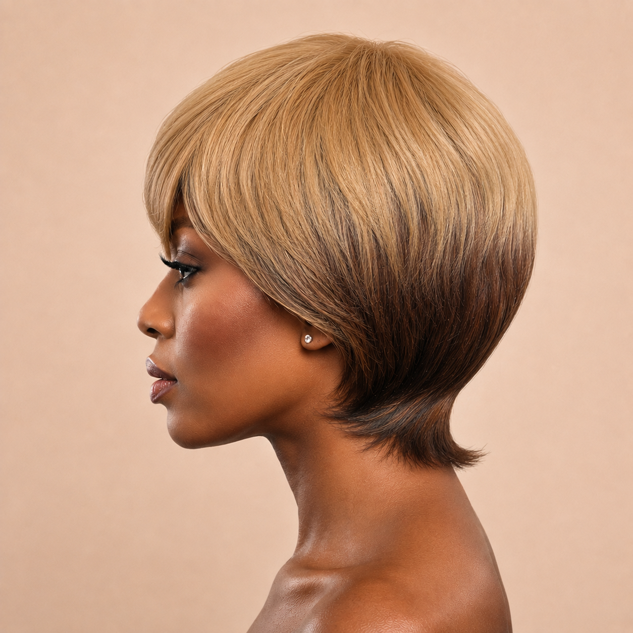 P1B/4/27 Highlight Pixie Wig