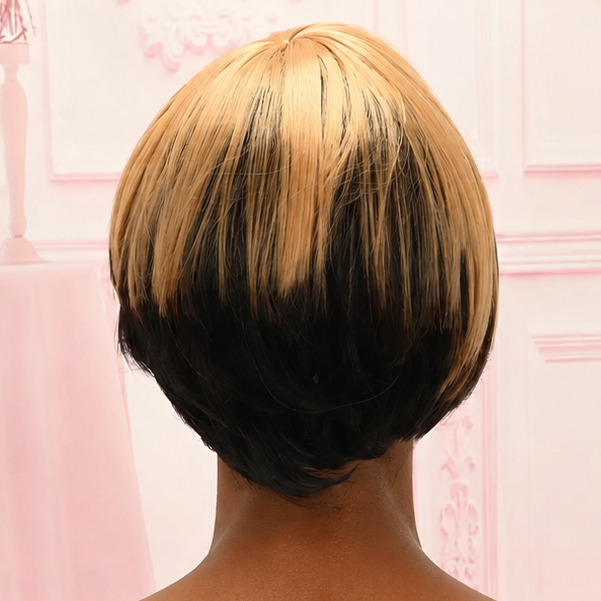 Gradient Highlight Bob Wig