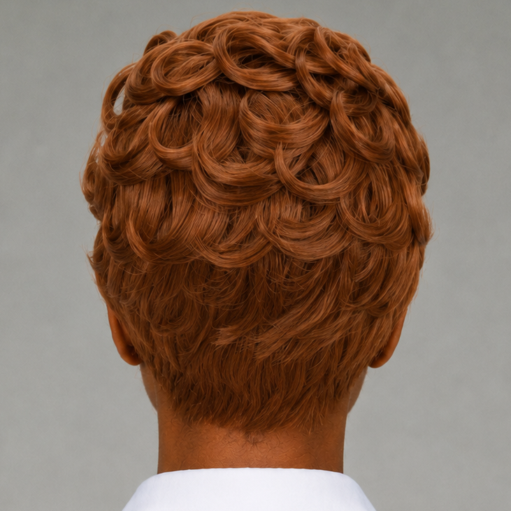Curly Layered Pixie Wig