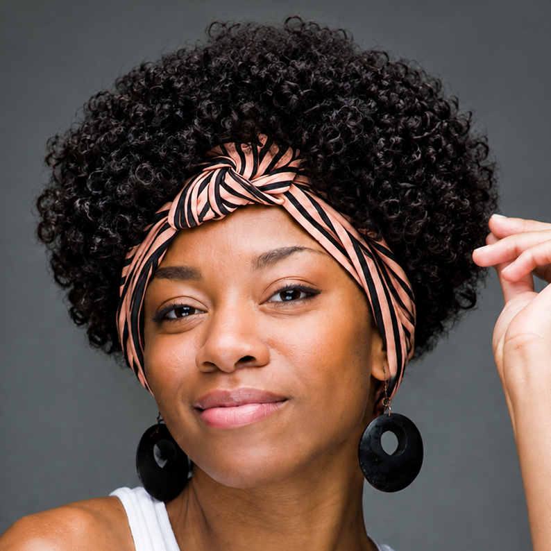 Afro Curly Headband Wig