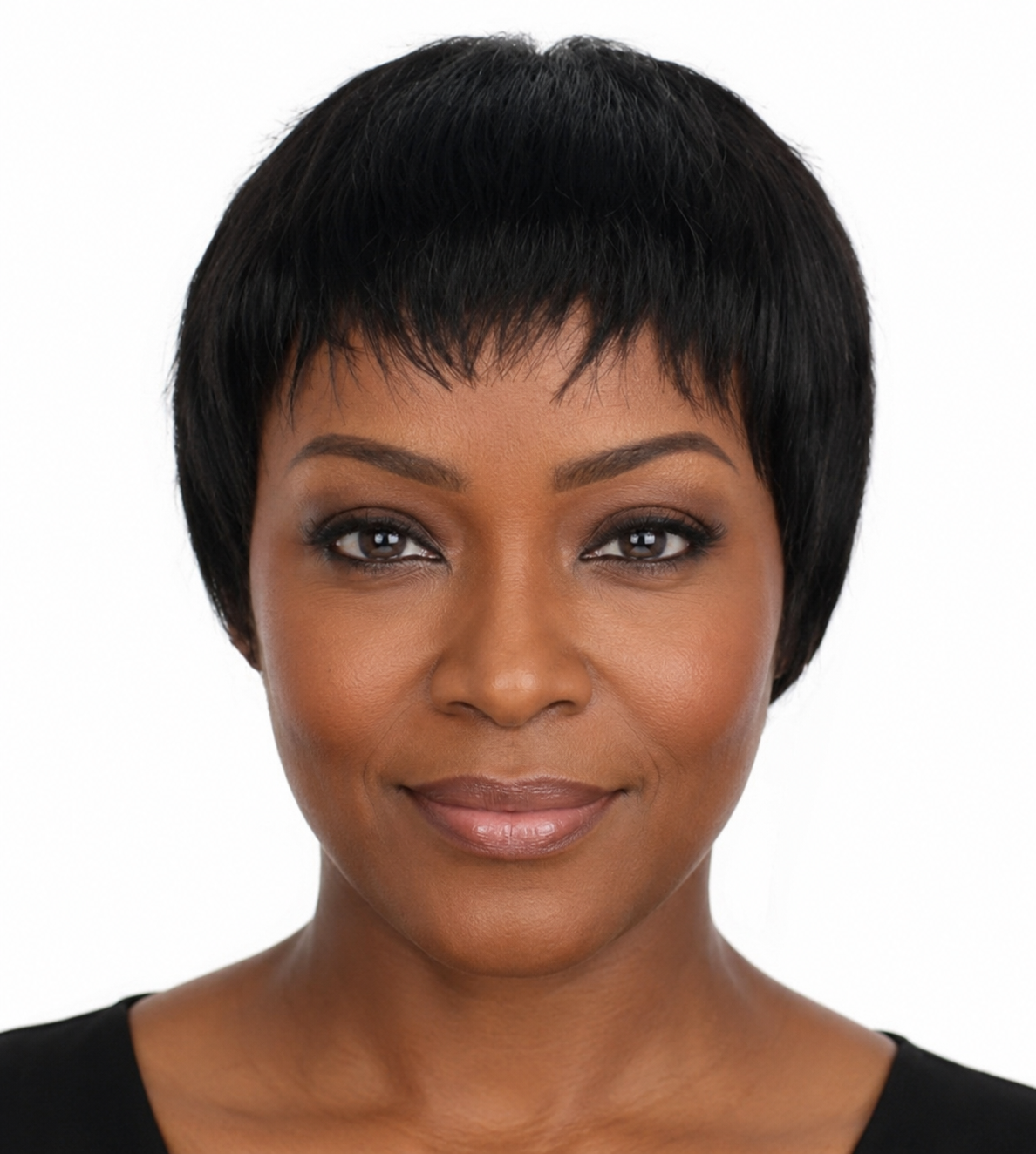 Natural Straight Pixie Wig