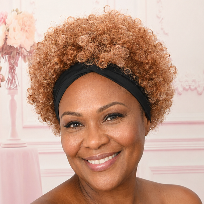 Curly Headband Wig