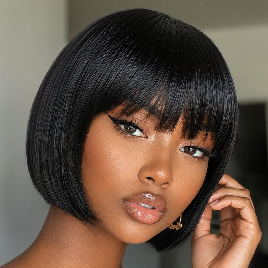 Glueless Bob Human Hair Wig