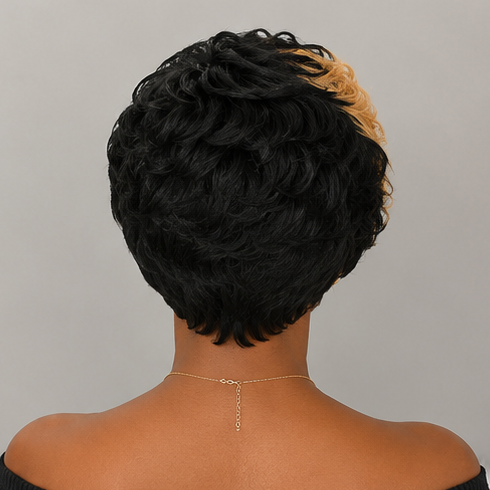 Glueless Layered Pixie Wig